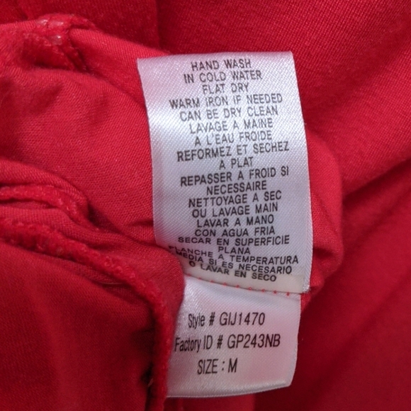 NWOT BCBGirls Red Tank w/Adjustable Straps - Picture 5 of 5